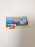 Vintage autocollant publicitaire ancien Boules Quies, déco rétro collection