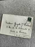 Lettre ancienne timbrée France Pétain, manuscrite, Aix-en-Provence philatélie