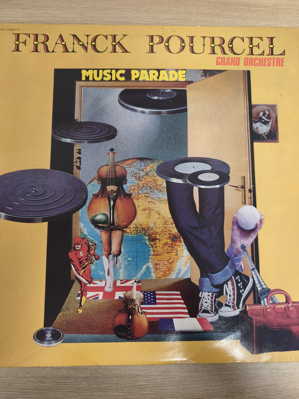 Vinyle 33T Franck Pourcel Music Parade Grand Orchestre pochette jaune