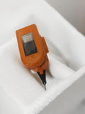 Véhicule miniature ancien orange vitrine rétro jouet vintage rare