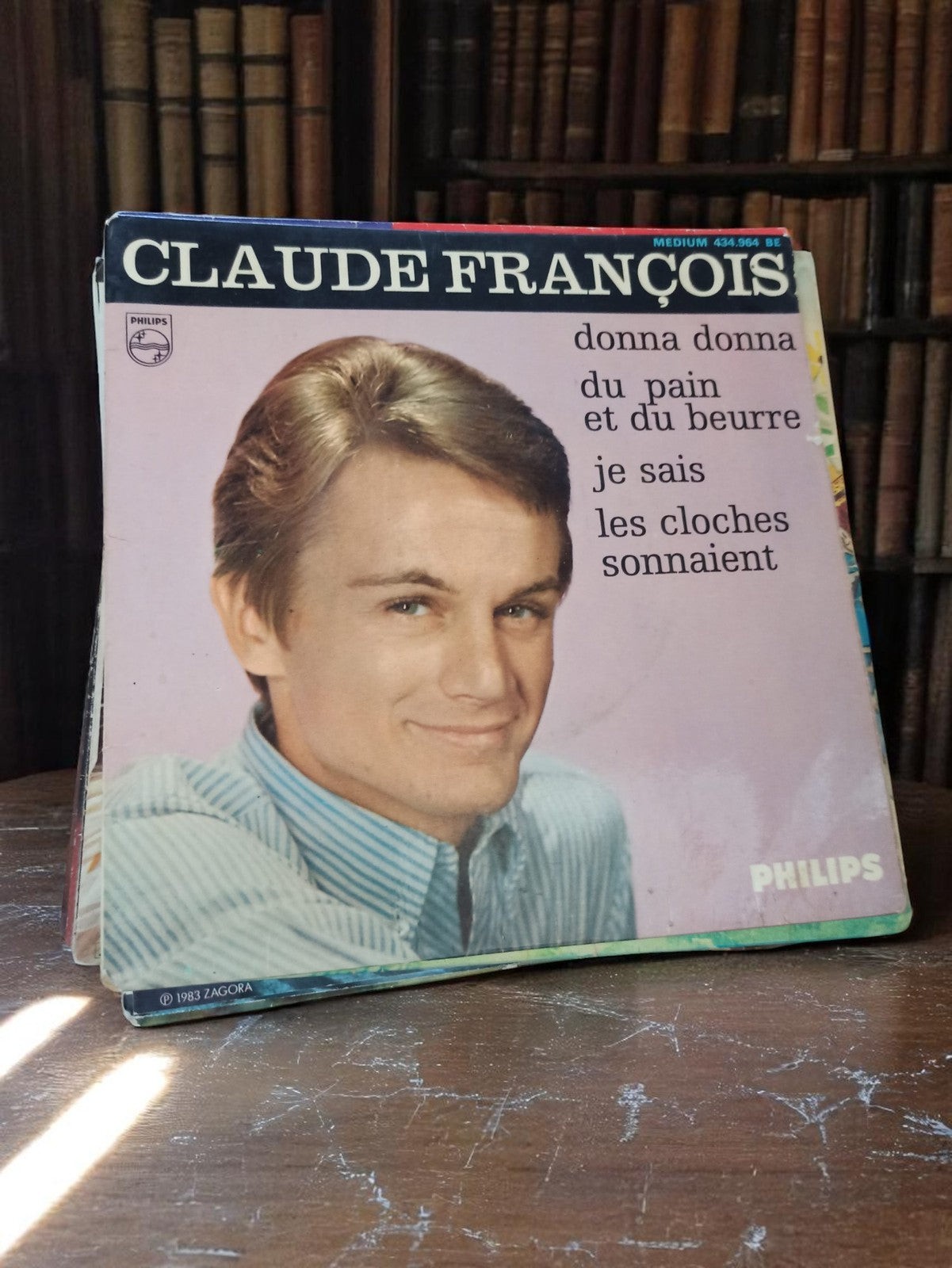 Vinyle 45 tours Claude François non testé - Vintage Rétro Années 60