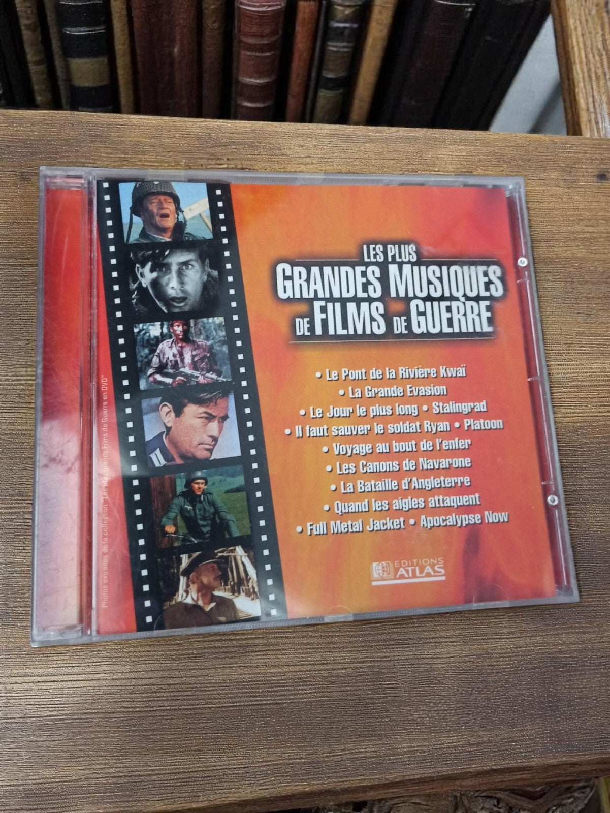 CD Les Plus Grandes Musiques de Films de Guerre Éditions Atlas compilation