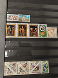 Lot de timbres République du Dahomey thèmes variés couleurs vives philatélie