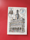 Carte postale philatélie St-Quentin 1971 illustrée, oblitération congrès