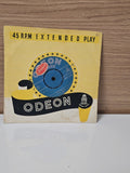 Vintage disque vinyle 45 tours ancien Odeon rétro collection musique rare
