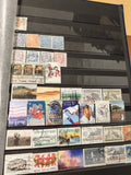 Lot de timbres Finlande multicolores ? motifs variés, oblitérés et neufs