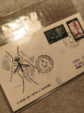 Lettre premier jour Maroc 1962 paludisme FDC timbres cachet philatélie (Ref 8)