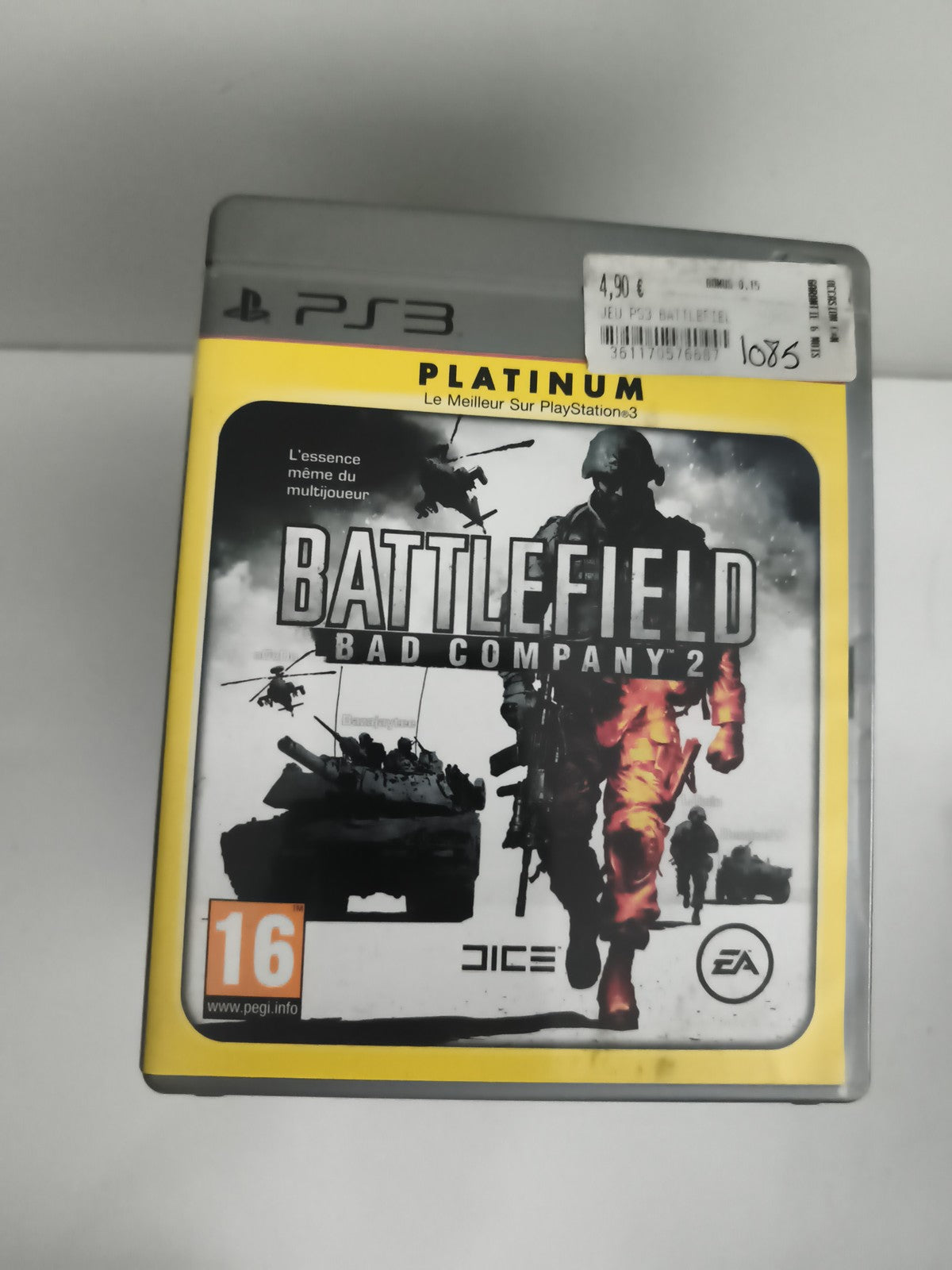 Jeu PS3 Battlefield Bad Company 2 Platinum PlayStation 3 DICE EA PEGI 16