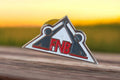 Pin's vintage FNB émaillé logo triangle années 80-90 badge ancien rare