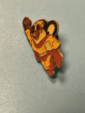 Vintage pin's Mighty Mouse émaillé ancien, personnage comics, collection (Ref 3)