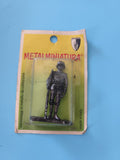 Figurine soldat vintage en métal, ancienne miniature plomb, collection rétro