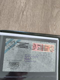 Ancienne enveloppe oblitérée philatélie Argentine timbre rouge années 1930