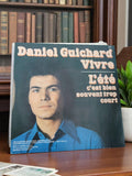 Vinyle 45T Daniel Guichard Vivre L’été Barclay 1975 vintage chanson française