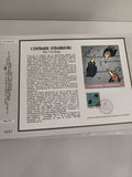 Feuillet CEF L'Entraide Strasbourg Croix-Rouge timbre Tomi Ungerer