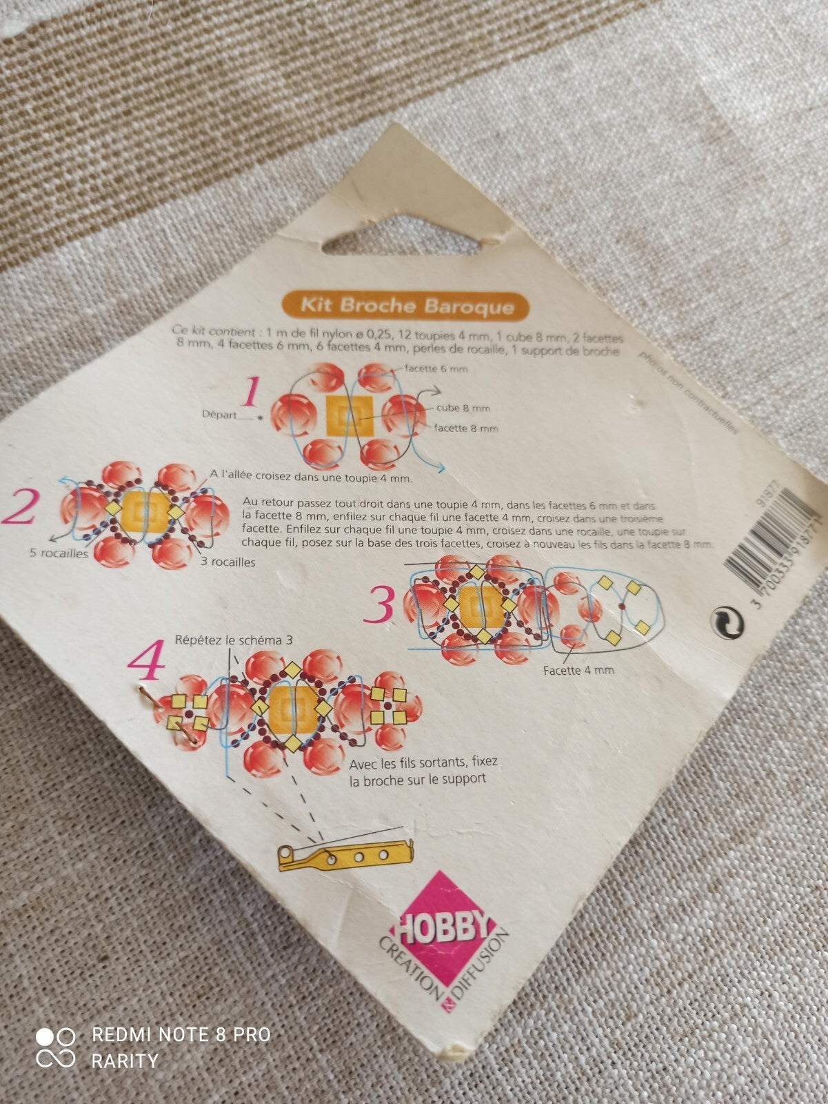 Kit broche cristal de Bohème Hobby Création ? Véritable cristal, vintage DIY