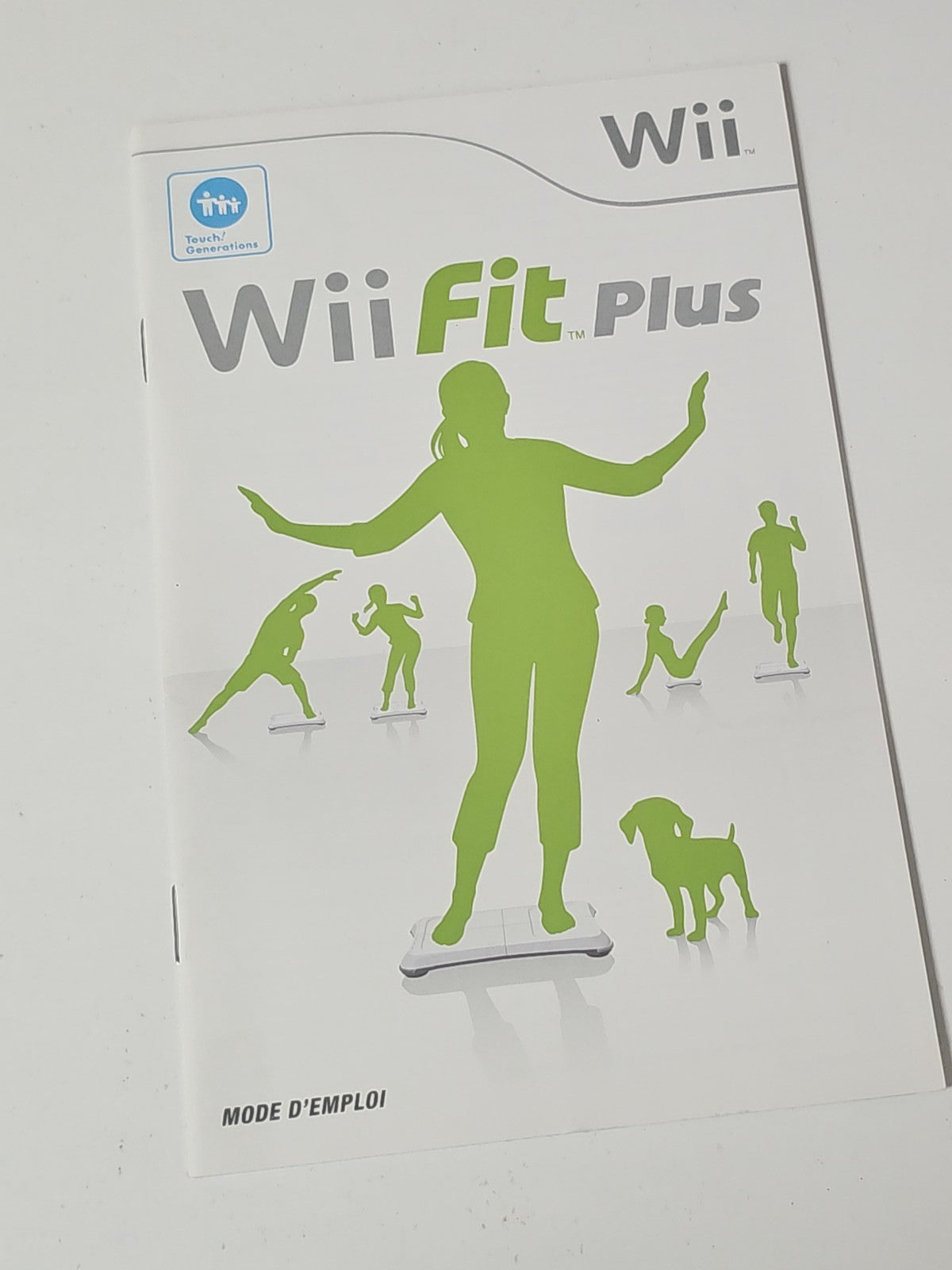 Notice originale Wii Fit Plus Nintendo mode d'emploi seul manuel jeu console Wii