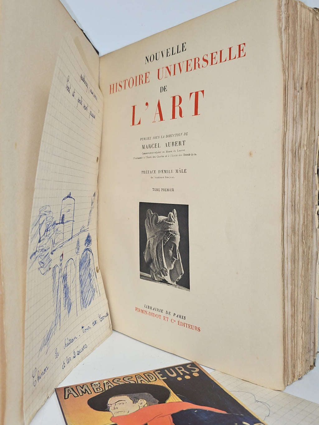 Livre ancien Nouvelle histoire universelle de l'art vintage collection beaux liv