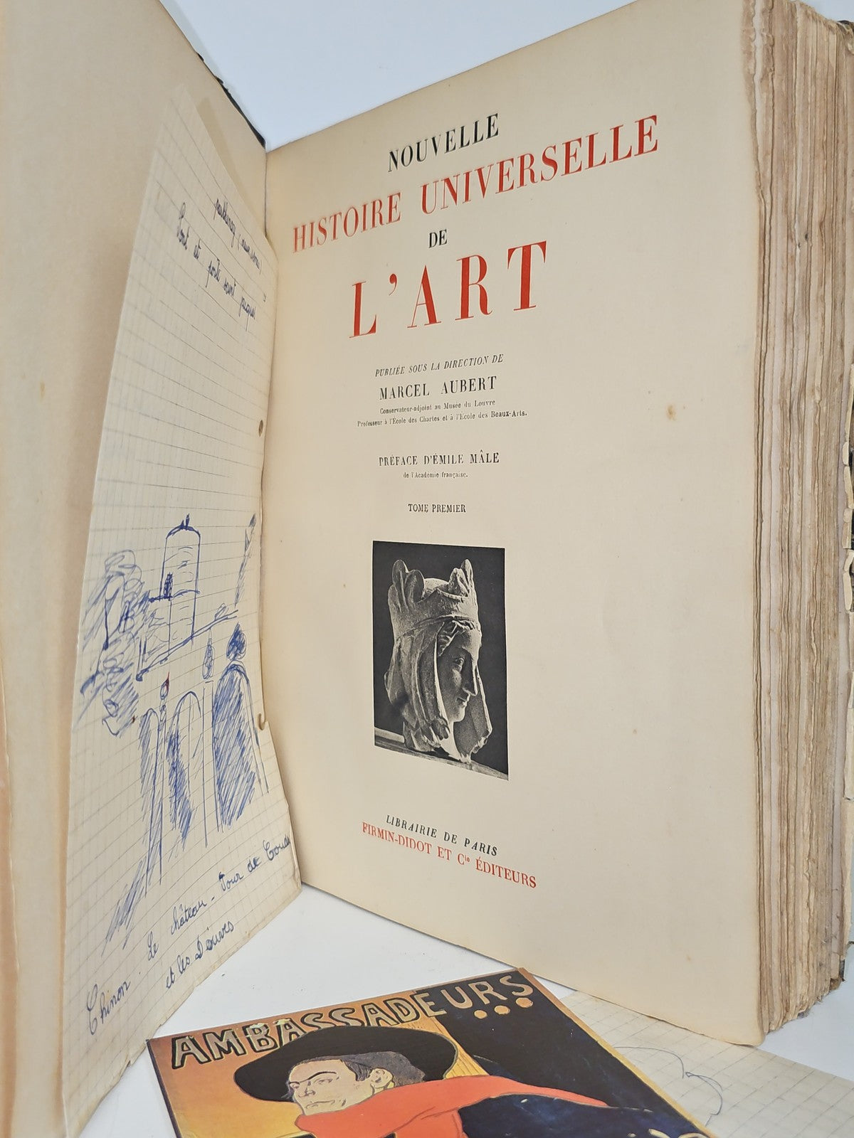 Livre ancien Nouvelle histoire universelle de l'art vintage collection beaux liv