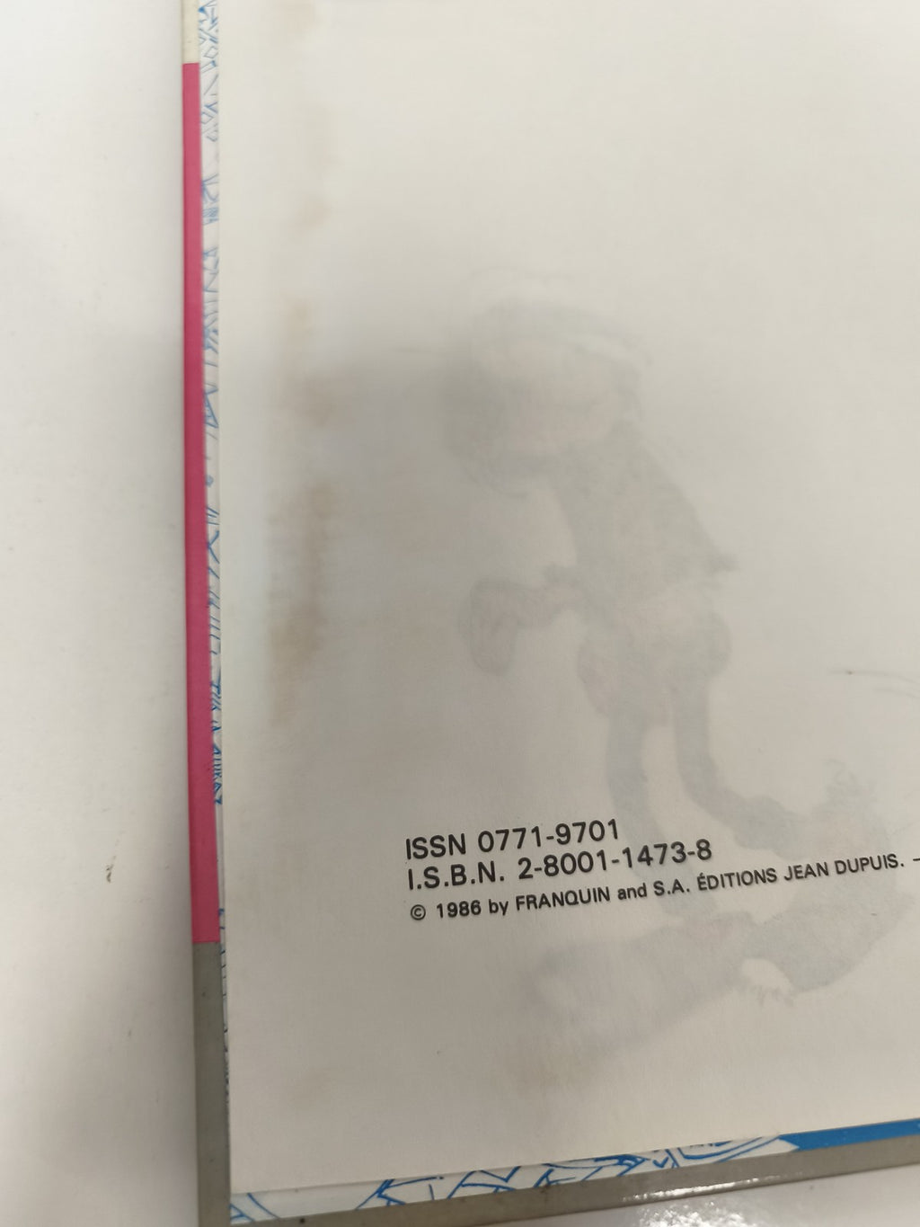 Ancienne BD vintage Gaston édition 1986, livre rétro collection bande dessinée