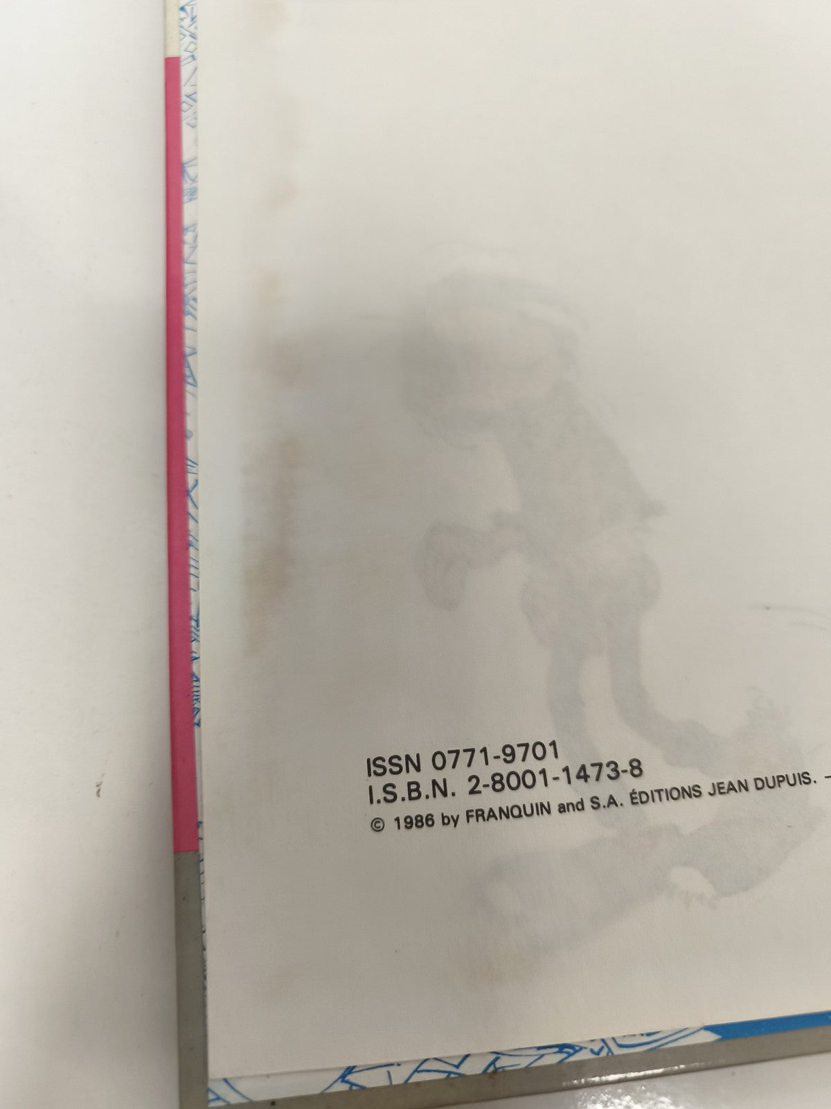 Ancienne BD vintage Gaston édition 1986, livre rétro collection bande dessinée