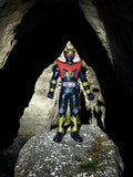 Figurine Kamen Rider Ryuki Bandai noir rouge or Tokusatsu Japon