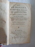 Livre 1788 De la manière d’enseigner les Belles-Lettres Rollin Tome 3 Paris
