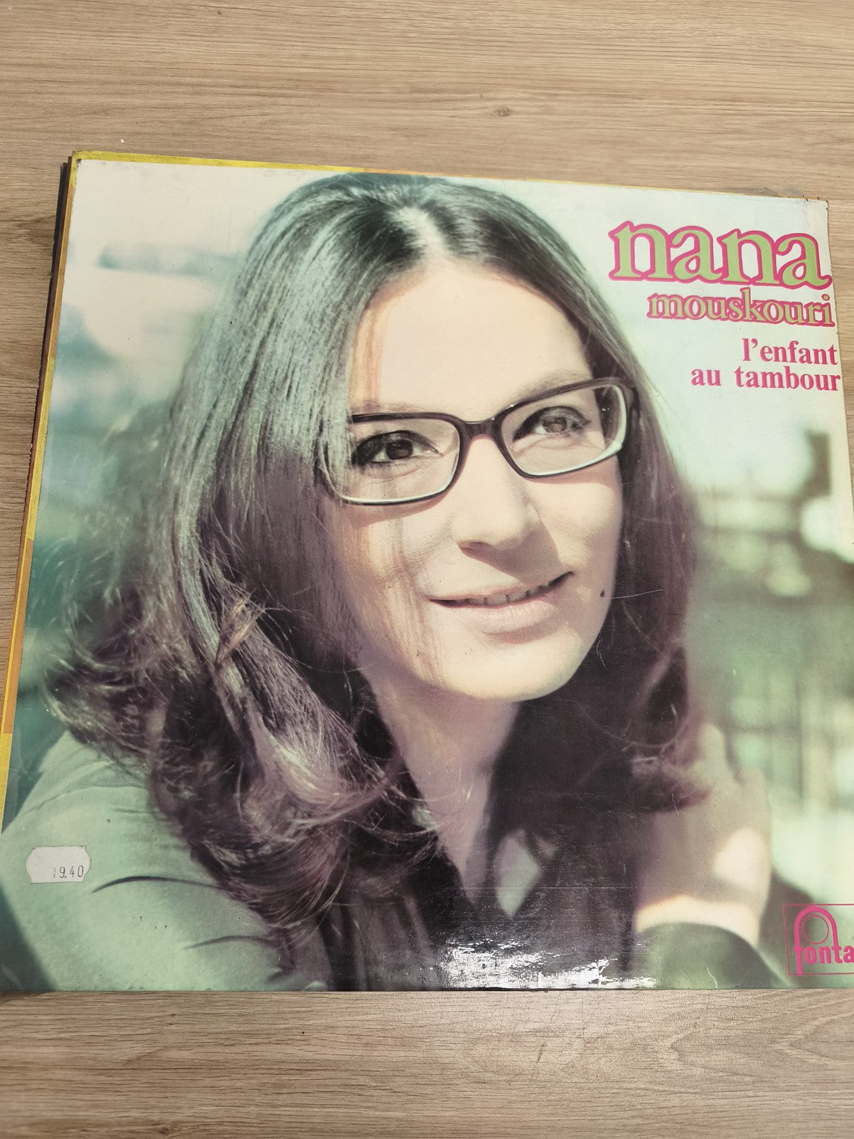 Vinyle 33T Nana Mouskouri L?enfant au tambour pochette photo couleur Fontana