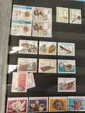 Lot anciens timbres oblitérés Mozambique, thématiques faune, histoire, minéraux