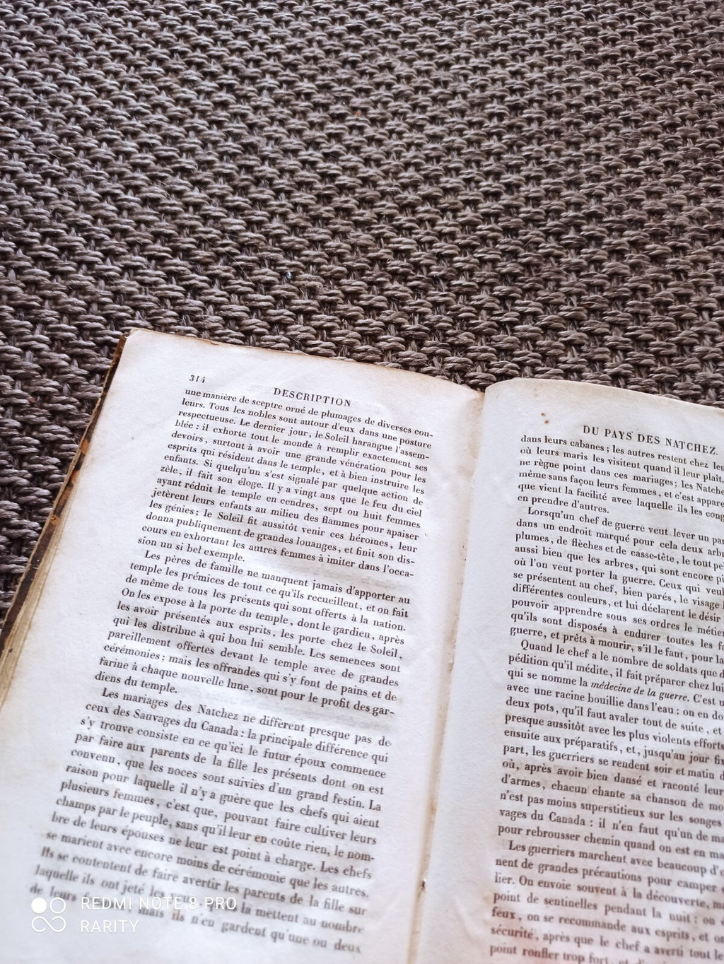 Livre ancien Chateaubriand Les Natchez Tome II 1834 Paris Pourrat frères