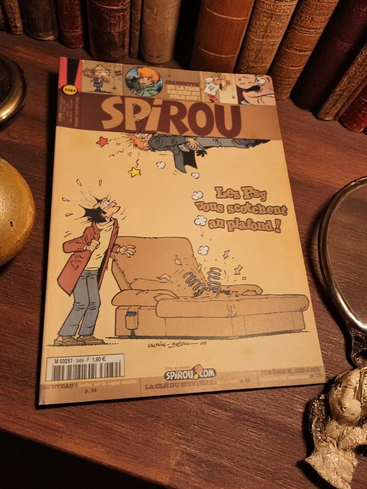 Magazine Spirou ancien n°3489 2005 – BD vintage, couverture SÉCHÉ