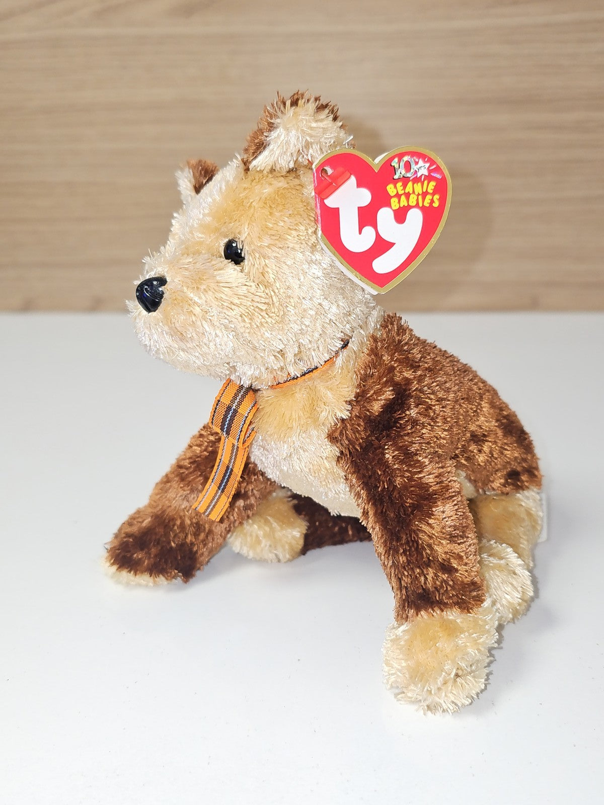 Ty Beanie Baby FIDGET Chien 14cm Peluche NEUF Étiquette MWMT Jouet Animal doux