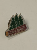Pin's ancien rétro Scierie Eymard ? badge collection vintage bois industrie Fran