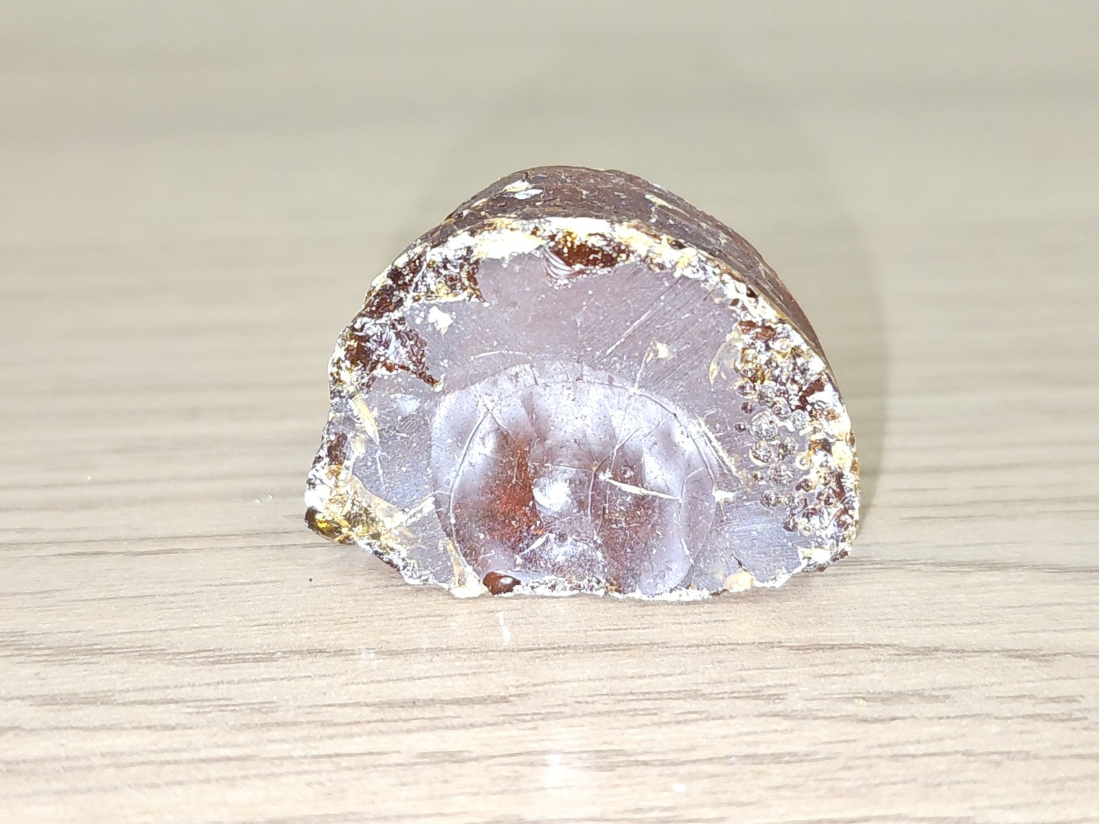 Ancien fragment d'ambre naturel vintage, pièce brute pour collection ou création