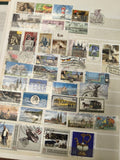 Lot de timbres oblitérés Allemagne motifs variés timbres-poste usagés