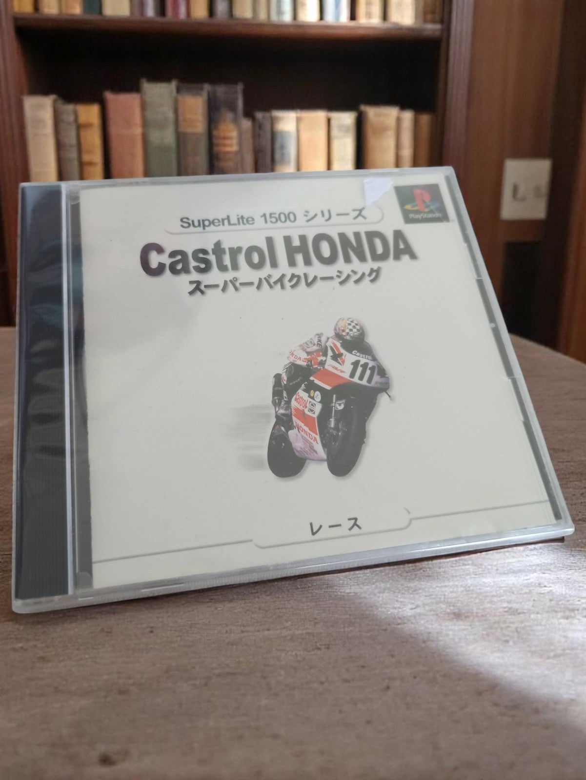 Jeu PS1 Castrol Honda SuperLite 1500 Import Japon Vintage Moto Racing