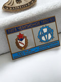 Pin's Olympique de Marseille vintage 1992-93 Ligue des Champions badge ancien