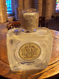 Miniature parfum vintage Atkinsons Gold Medal avec boîte, flacon verre givré