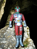 Figurine Kamen Rider ZX Bandai Legend Rider Series costume rouge argenté