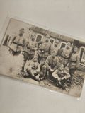 Carte postale ancienne soldats français WW1 photo militaire uniforme