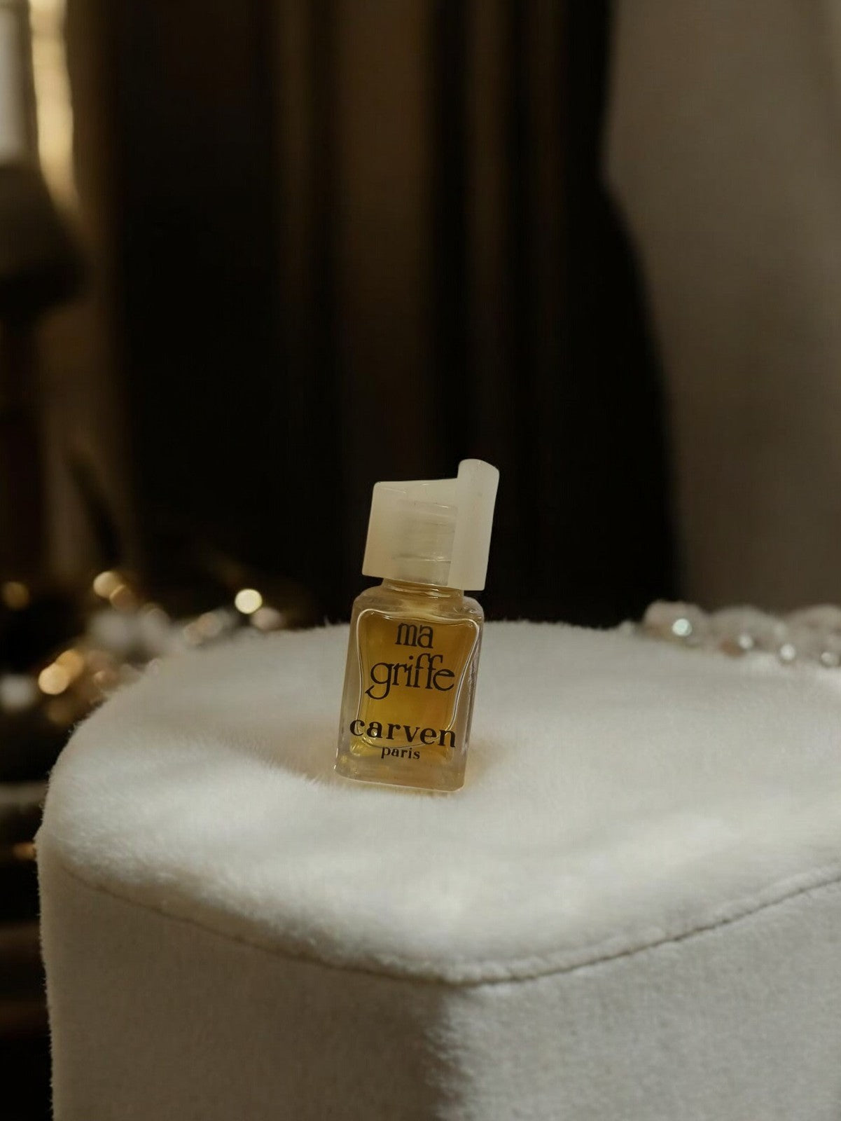 Miniature parfum vintage Ma Griffe Carven Paris ancien flacon déco rétro