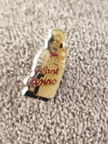 Pin's ancien Saint Casino chef cuisinier vintage émaillé badge publicitaire