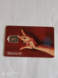 Carte téléphonique vintage Roland Garros 1994 Télécarte 50 unités tennis