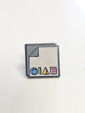Pin's vintage ancien, badge rétro pour collectionneur, objet publicitaire rare