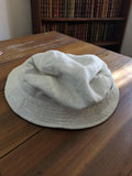 Chapeau bob homme blanc vintage La Chapellerie deadstock neuf rétro