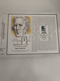 Feuillet philatélique CEF Marc Seguin illustré Quillivic timbre 1986 Premier Jou