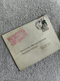 Lettre philatélie Afrique Occidentale Française 1951 Abidjan expo timbre