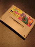 Cartouche jeu Super Famicom Namcot Wakuwaku, SHVC-A-WUJPN, étiquette couleur