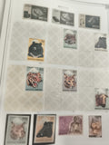 Timbres Bhutan animaux paysages thématique faune Asie philatélie lot