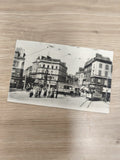 Ancienne carte postale CPA ville tramway noir et blanc rétro collection