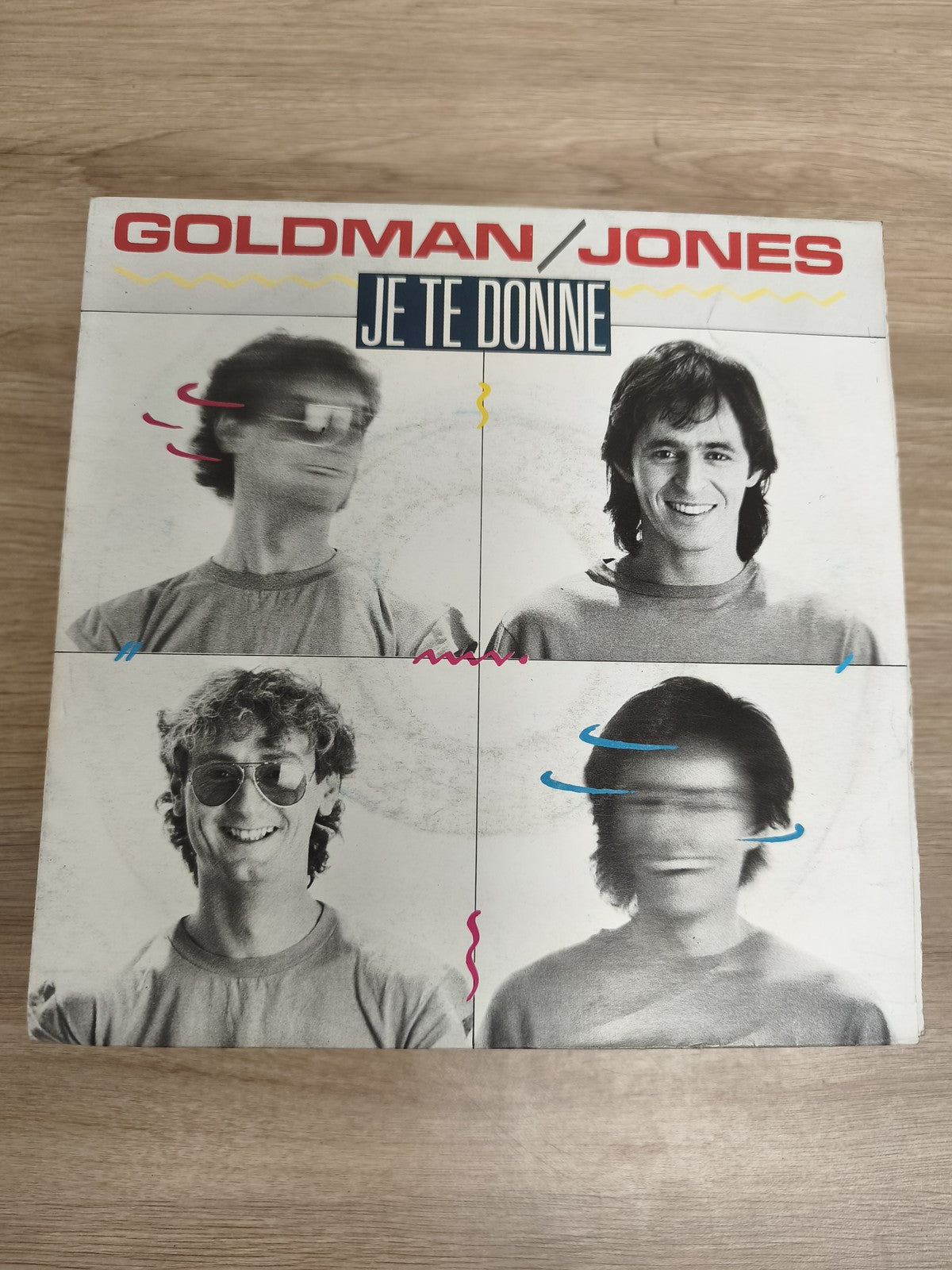 Vinyle 45 tours Goldman Jones Je Te Donne pochette originale état visuel correct